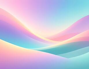 Abstract pastel gradient background with smooth blending colors