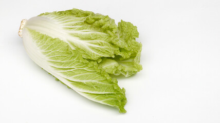 fresh Chinese cabbage isolated on white background
