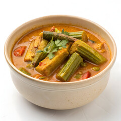 Flavorful South Indian curry made with drumsticks, lentils, and spices, simmered in tangy tamarind-based