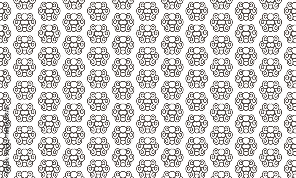 Poster elegant swirl pattern vector background with intricate details, abstract floral design, and decorati