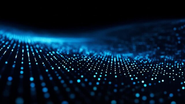 fiber optics background with lots light spots