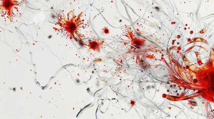 Abstract colors and shapes background