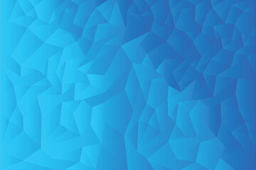 Abstract polygon backgound blue color geometric pattern vector template monochrome wallpaper backdrop web banner poster