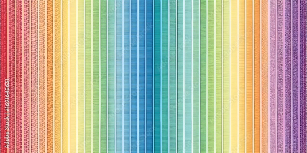 Aufkleber vibrant rainbow stripes with textured lines creating a colorful abstract background pattern
