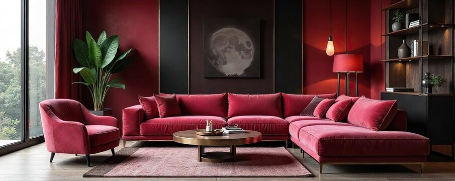 Sleek metallic accents and plush velvet textures create a sophisticated, modern glamorous atmosphere Perfect for interior design, fashion, and lifestyle branding , smooth, glam