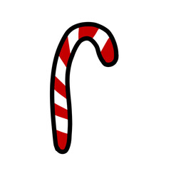 christmas candy cane illustration element png