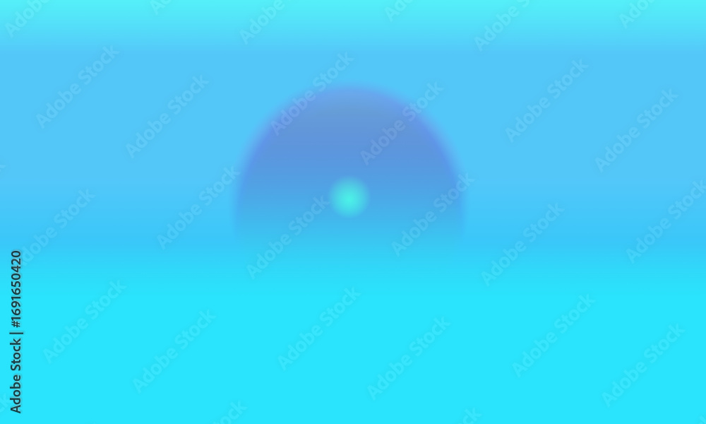 Aufkleber teal horizon a subtle gradient with a central glow for calm and peaceful visuals a soft color palett