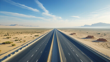 A vast and arid desert unfolds