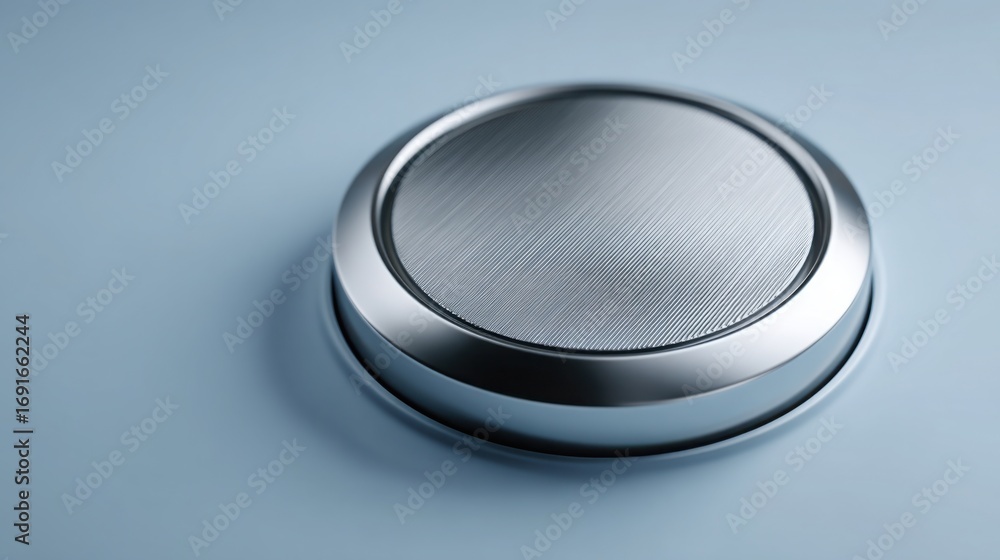 Poster button on blue background representing data-aligned trade setup icon for precision entry concepts