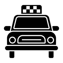 taxi Solid icon © Darwin Mulya