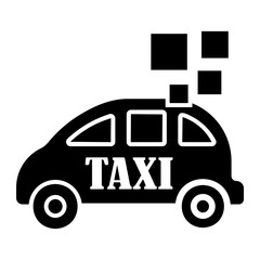 taxi Solid icon