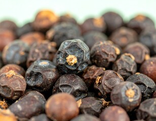 Obraz premium Close-up of dried juniper berries