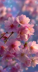 Pink Floral Beauty in Bloom