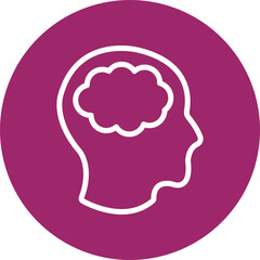 Forehead Vector Line White Circles Multicolors