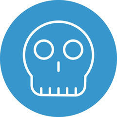 Scalp Vector Line White Circles Multicolors