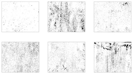 Grunge set. Detailed textures. Paint stains. Grunge texture, Old wood. Vintage overlay. Leather. Crack. Grunge overlays bundle.