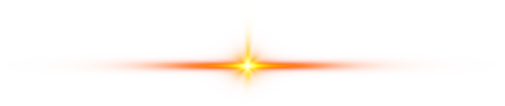 Radiant burst of fiery orange light.light effect.