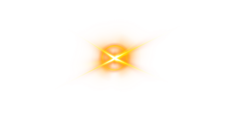 Vibrant cosmic explosion with bright orange rays against a starry background. light effect.