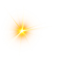 A bright orange explosion graphic with radiating spikes. light effect.