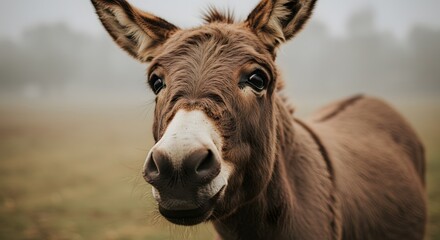 Donkey portrait outdoor