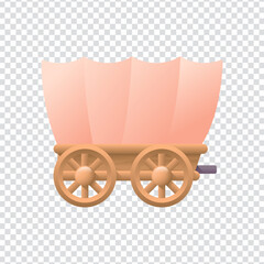 Vintage Carriage Icon for Historical Travel