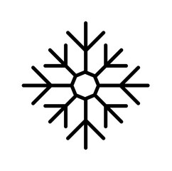 snowflake isolated on white background