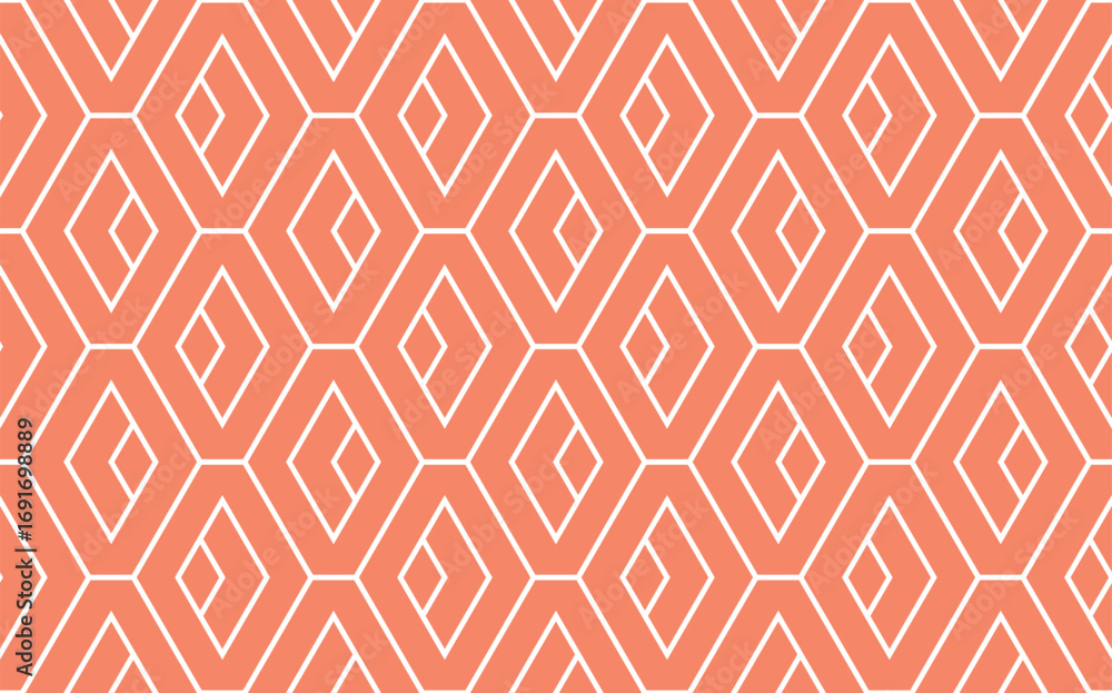 Poster abstract geometric pattern. a seamless vector background. white and pink ornament. graphic modern pa