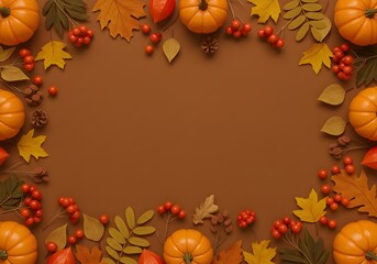 Fototapeta premium Autumn background simply 