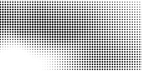 Abstract black dots white effect background.