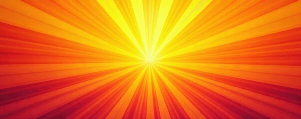 Obraz premium Retro sunburst background, vibrant orange yellow gradient texture , flash, artwork