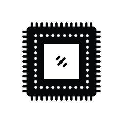 Black solid icon for cmos