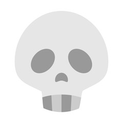 Skull Vector Flat Icon Design