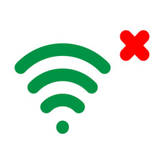 Off Line Vector Flat Icon Design