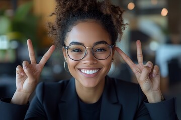 young man showing thumbs up, Generative AI