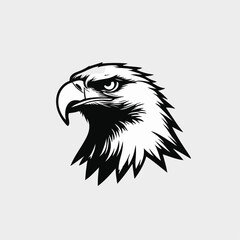 vector head of an eagle