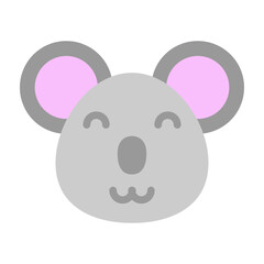Koala Vector Flat Icon Design