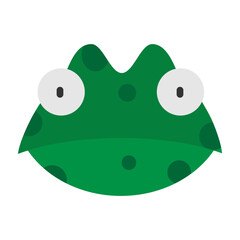 Frog Vector Flat Icon Design
