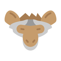 Hyena Vector Flat Icon Design