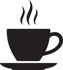 cup silhouette vector