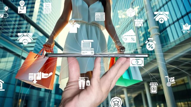 Omni channel technology of online retail business method.