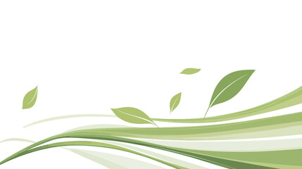 Clean Energy Concept &ndash; White Background Vector Graphic Illustrating Renewable Energy, Sustainability, Eco-Friendly Power, and Modern Technology