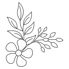 Garden flow structure mandala coloring book page