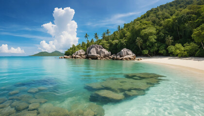 The sea is beautiful and clean, ranked among the best in the world.