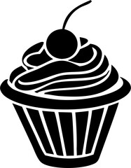 Cake Silhouette Vector | Dessert, Wedding, Party Icons