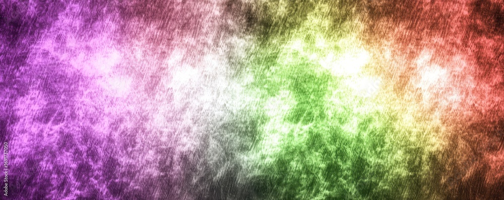 Poster a colorful abstract image featuring a blend of vibrant hues, creating a textured, layered effect rem
