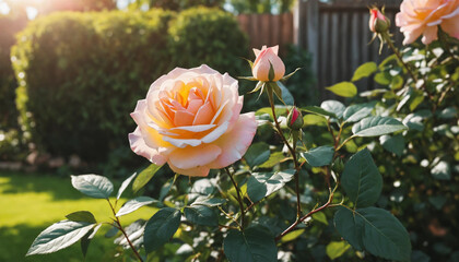 Roses, bright and beautiful colors