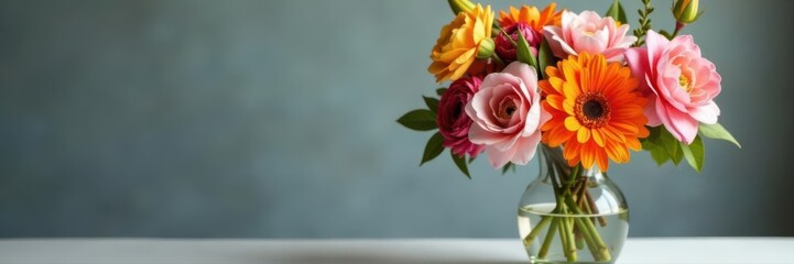 Elegant dried flower arrangement in glass vase, dried flowers, design, style
