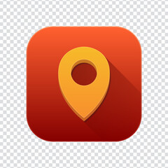 Location Pin Icon for Map Markers