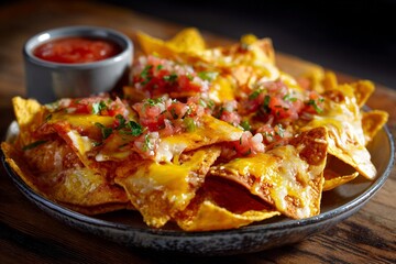 A close-up of a delicious and baked chicken and vegetable lasagna dish on a white plate