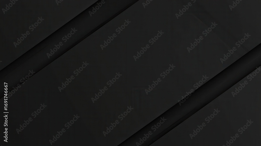 Poster a minimalist black background featuring diagonal lines, creating a sleek and modern design aesthetic